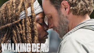 Rick and Michonnes First Kiss  The Walking Dead Classic Scene [upl. by Telimay]