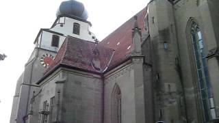 Herrenberg Stiftskirche 1011 Sonntagseinläuten mit 25 Glocken [upl. by Highams560]