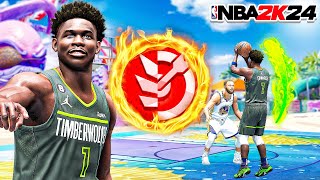 ANTHONY EDWARDS SLASHER BUILD is BREAKING NBA 2K24 [upl. by Ming]