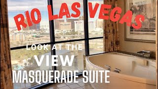 RIO LAS VEGAS 2021 Masquerade Suite  Room Tour [upl. by Alsi]