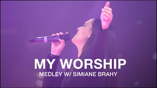 quotMy Worshipquot  quotBriser Les Chaînesquot  Simiane Brahy  French amp English Worship Medley [upl. by Aihsotan]