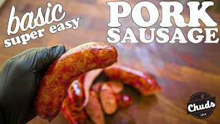 Pork Sausage for Beginners  Chuds BBQ [upl. by Amaty]