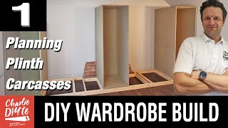 DIY Fitted Wardrobe Build with Basic Tools  Video 1  PLINTH amp CARCASSES [upl. by Marx]