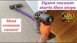 Dyson vacuum starts then stops  MOST Common Causes [upl. by Rakso]