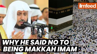 Why He Said NO To Being Masjid Al Haram Imam [upl. by Esilehs]