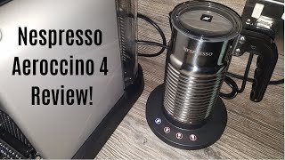 Nespresso Aeroccino 4 Milk Frother Review  Worth upgrading from the Aeroccino 3 [upl. by Christiane]