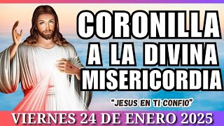 CORONILLA A LA DIVINA MISERICORDIA de Hoy viernes 24 de Enero 2025 💛 Divina misericordia🙏🏼 [upl. by Eeclehc]