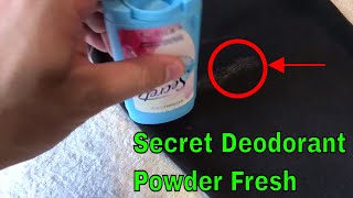 ✅ How To Use Secret Deodorant Antiperspirant Review [upl. by Sivel]