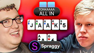 Spraggy vs Tonkaaaap 1 v 1 FOR CASH [upl. by Sue]