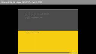 VMware ESXi 80 Install [upl. by Leahcimdivad]