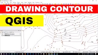 QGIS CREATING CONTOUR IN QGIS [upl. by Ahseret]