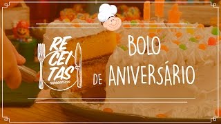 Bolo de aniversário — Receitas TudoGostoso [upl. by Audry]