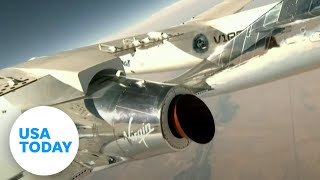 Virgin Galactic launches Unity 22 into space  USA TODAY [upl. by Lou]