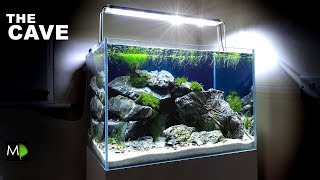 quotTHE CAVEquot AQUARIUMHow To  Aquascape Tutorial  Setup [upl. by Yticilef]