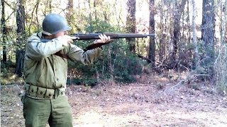 Firing the M1903 Springfield [upl. by Yattirb]