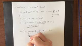 Continuity on a closed interval [upl. by Denys]