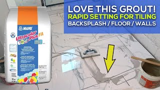 MAPEI Ultracolor Plus Grout Review  How to Grout Floor amp Wall Tiles Mini Guide [upl. by Itsa]