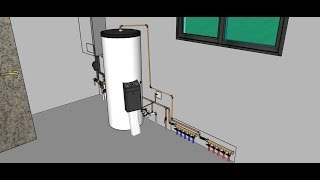 CHAUFFE EAU THERMODYNAMIQUE BRANCHEMENT ET FONCTIONNEMENT [upl. by Eudoxia253]