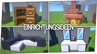 10 Einrichtungsideen in Minecraft [upl. by Towill909]