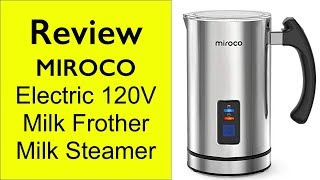 Review Miroco Milk Frother  How to make froth milk at home [upl. by Casar771]