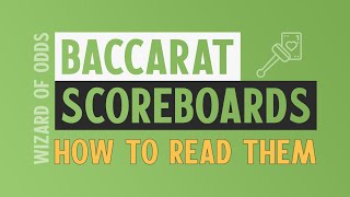 Baccarat Scoreboards  How to Read Them [upl. by Portwine]