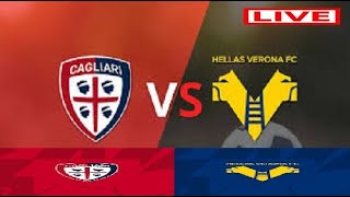 Cagliari Vs Hellas Verona Live  202324 Italian Serie A Game Score [upl. by Akenit]