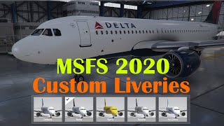 How do Liveries Work in MSFS2020  Custom Livery Creation and Install Guide [upl. by Archer]