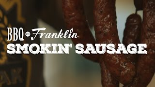 BBQ with Franklin  Smokin Sausage [upl. by Rehpotsrik567]