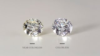 How to Choose a Natural or Lab Diamond Color Near Colorless Diamonds Graded G H I amp J Color [upl. by Codie]