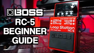 BOSS RC5 Loop Station Getting Started Guide Loop Station Overview [upl. by Allez889]