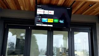 INSTALLING A MOTORIZED CEILING TV MOUNT THAT FLIPS DOWN [upl. by Christan]