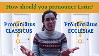 How to pronounce Latin Ecclesiastical Latin vs Classical pronunciation Latine [upl. by Ennairac]