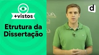 ESTRUTURA DA DISSERTAÇÃO INTRODUÇÃO  RESUMO PARA O ENEM REDAÇÃO  DESCOMPLICA [upl. by Etnoled]