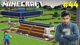 AUTOMATIC SUPER SMELTER FOR MY STONE FARM  MINECRAFT GAMEPLAY 44 [upl. by Dunc]