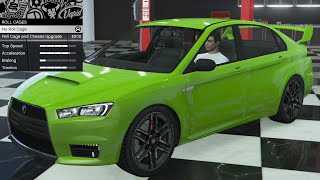 GTA 5  Past DLC Vehicle Customization  Karin Kuruma Evo X [upl. by Montague]