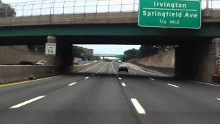 Garden State Parkway Exits 148 to 142 southbound [upl. by Juline919]