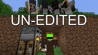 Minecraft Manhunt UNEDITED 4 Hunters FINALE [upl. by Castorina]