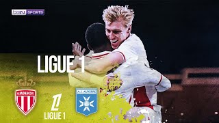 AS Monaco vs Auxerre  Ligue 1 HIGHLIGHTS  020125  beIN SPORTS USA [upl. by Eissolf56]