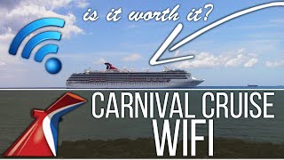 Carnival Cruise WiFi  Is It Worth It [upl. by Lucien]