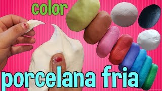 Como hacer y pintar tu porcelana fria [upl. by Vivica]