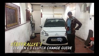 Citroen C3 clutch change quick guide [upl. by Peterus]