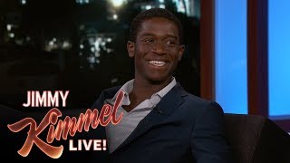 Damson Idris Learned American Accent from Famous Rapper [upl. by Ainevul]