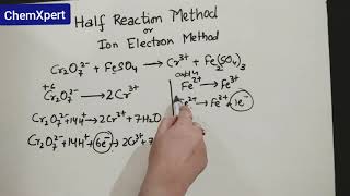 Half Reaction Method  Redox Reaction  Chapter 8  Class 11  Chemistry  NCERT [upl. by Arly45]