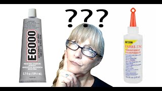 E6000 Glue vs Fabri Tac glue review side by side testing [upl. by Dnalyr768]