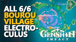 All Bourou Village Electroculus Genshin Impact [upl. by Brathwaite232]