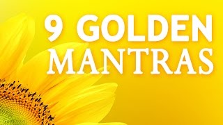 9 GOLDEN MANTRAS  108 Times [upl. by Lobell500]