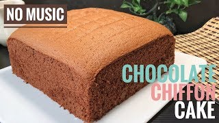 Chocolate Chiffon Cake Recipes  Cooking ASMR [upl. by Cila769]