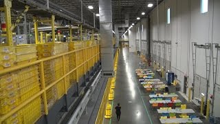 Amazon Opens Carteret Fulfillment Center Plans Three More in NJ [upl. by Anneyehc]