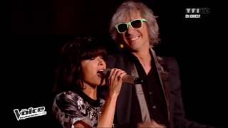 Johnny Hallyday – Allumer le feu  Garou Bertignac Pagny amp Jenifer  The Voice France 2013Prime 3 [upl. by Bal560]