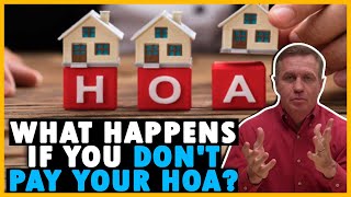 What happens if you dont pay your homeowners association HOA fees or fines [upl. by Odnomor]